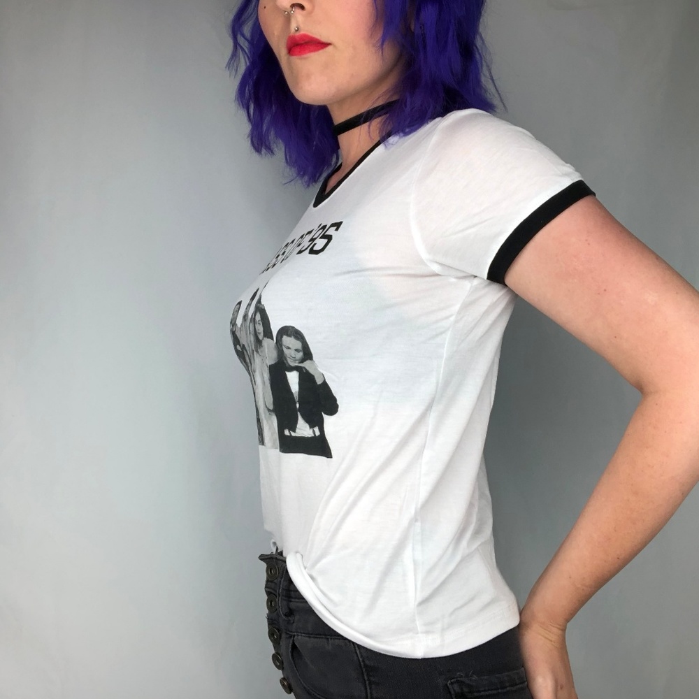 * Clueless Class of '95 Top * Ringer Shirt * cute - Picture 5 of 8